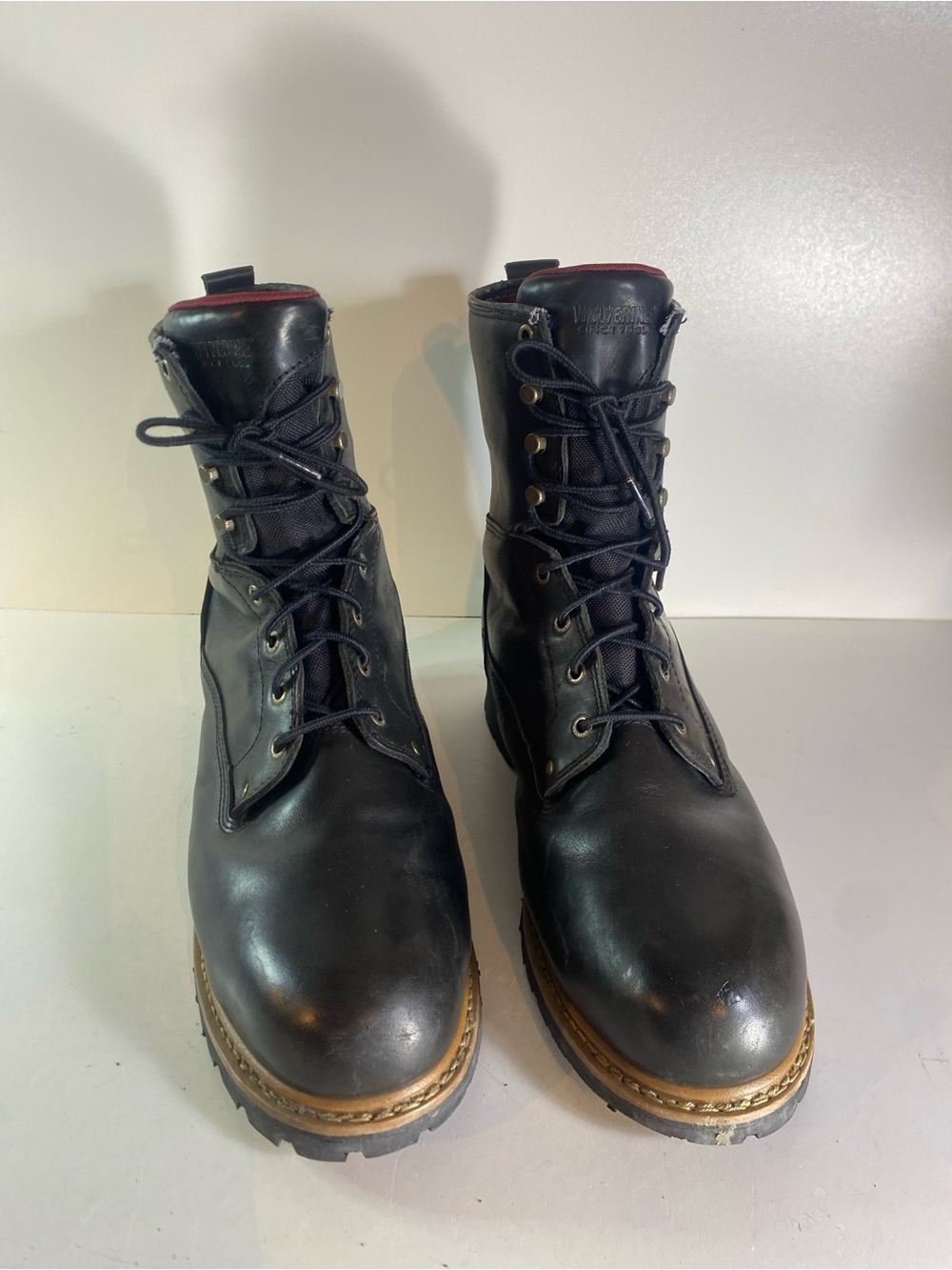 Wolverine Snyder Insulated Steel Toe Black Leather Boots Size 14M